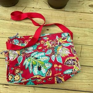 Vera Bradley laptop messenger bag. Rumba pattern.
